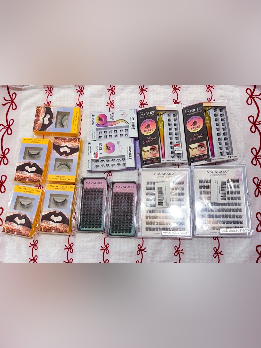 Set of 13 new lash packs